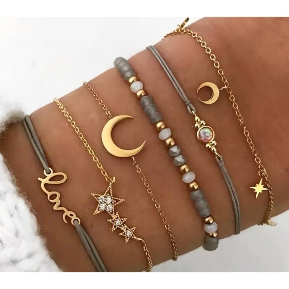 6 Piece Bracelet Set New AC5